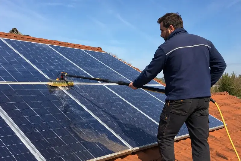 Nettoyage et entretien de panneaux solaires à Septèmes-les-Vallons